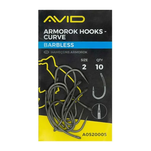 Avid Carp Armorok Curve Barbless Haken -Avid Carp avid carp armorok curve barbless haken 1