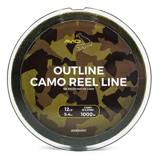 Avid Carp Outline Camo Zielfischschnüre 1000 M -Avid Carp avid carp outline camo zielfischschnure 1000 m